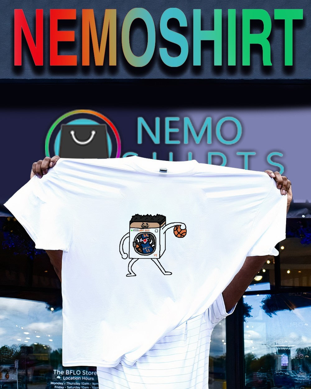 The Landromat washing machine Landry Shamet Knicks 2026 Eastern Conference Finals shirt