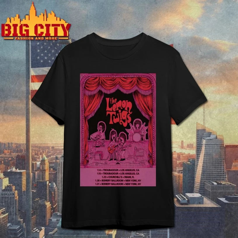 The Lemon Twigs America Tour 2026 Poster shirt