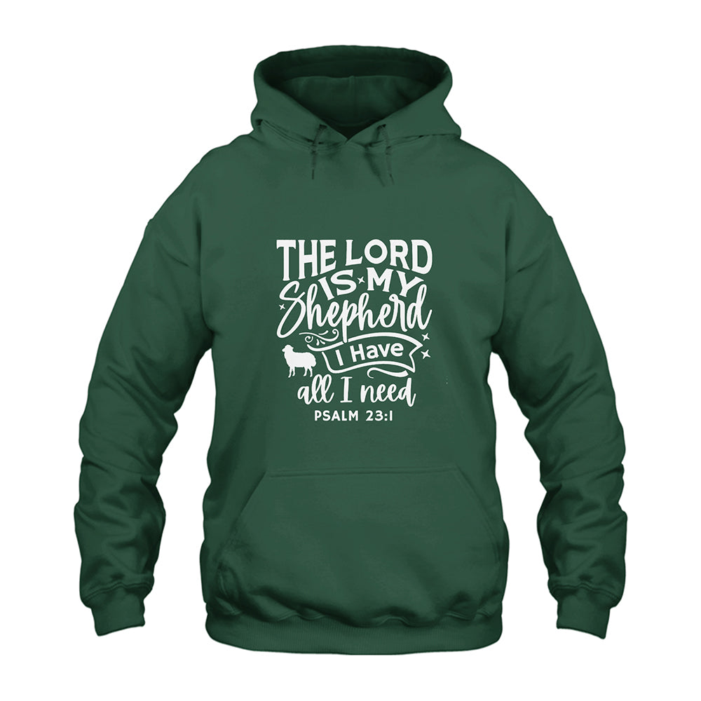 The Lord Is My Shepherd Psalm 23:1 Hoodie