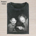 The Lord of the Rings Vintage Graphic Tee, Aragorn And Gollum T-Shirt, Movies Tee, Unisex Meme Cringe Funny Dumb Shirt,...