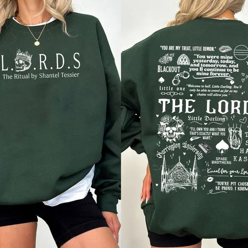 The Lords Series T-Shirt, The Ritual By Shantel Tessier Sweatshirt, Dark Romance Hoodie, Bookish Merch | CiraTrend.com