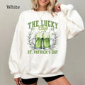 The Lucky Club Sweatshirt, St. Patrick's Day Beer Shirt, Irish Pub Crewneck, Festive Shamrock Pullover, Cozy Fleece...
