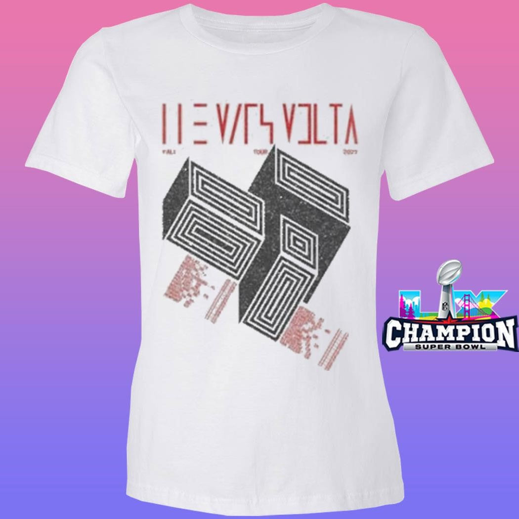 The Mars Volta 2025 Fall Tour White Dateback Shirt
