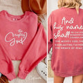 The Mighty God Svg Prayer Svg Pray Svg Christian Svg Bible Verse Svg Religious Svg Front And Back Shirt Design Svg Trendy...