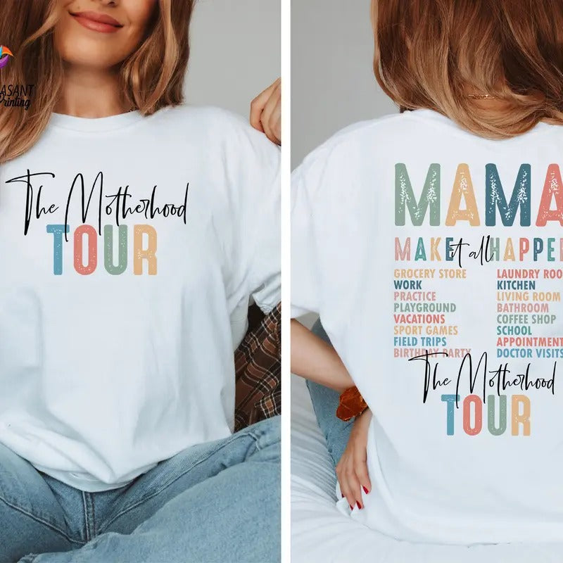 The Motherhood Tour Shirt Gift For Mama Motherhood Shirt Mother's Day Shirt Gift Unisex Sweatshirt Hoodie | CiraTrend.com