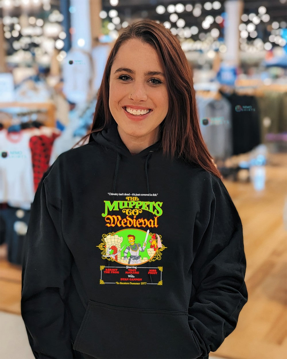 The Muppets Go Medieval Simpsons fictional movie poster shirt