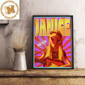 The Muppets Mayhem Janice Lead Guitar Player Decorations Poster Canvas