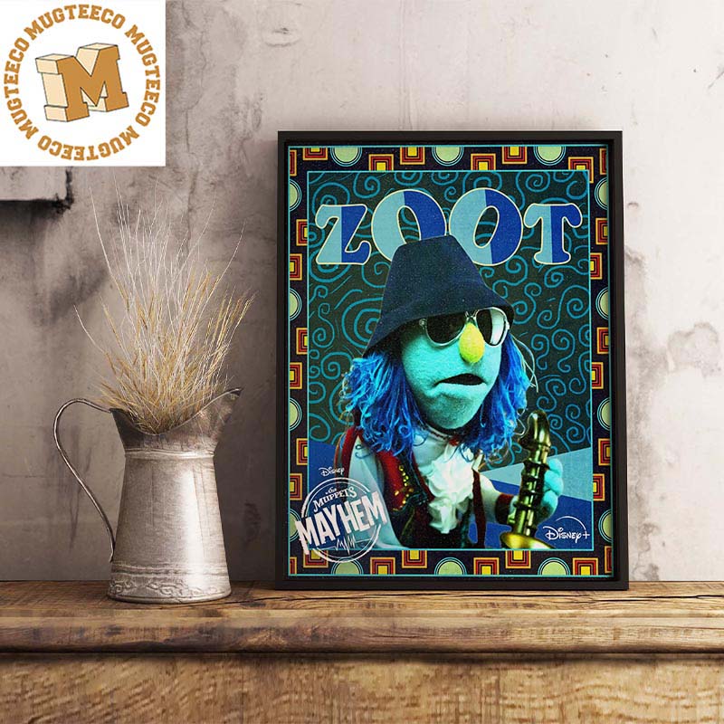 The Muppets Mayhem Zoot Saxophone Player Decorations Poster Canvas