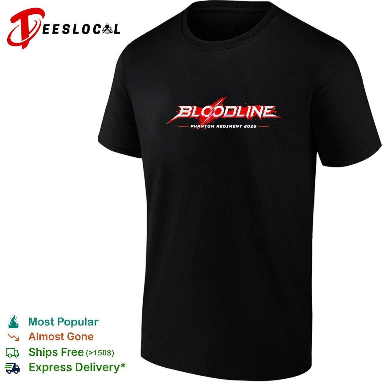 The Phan Bloodline Phantom Regiment 2026 logo shirt