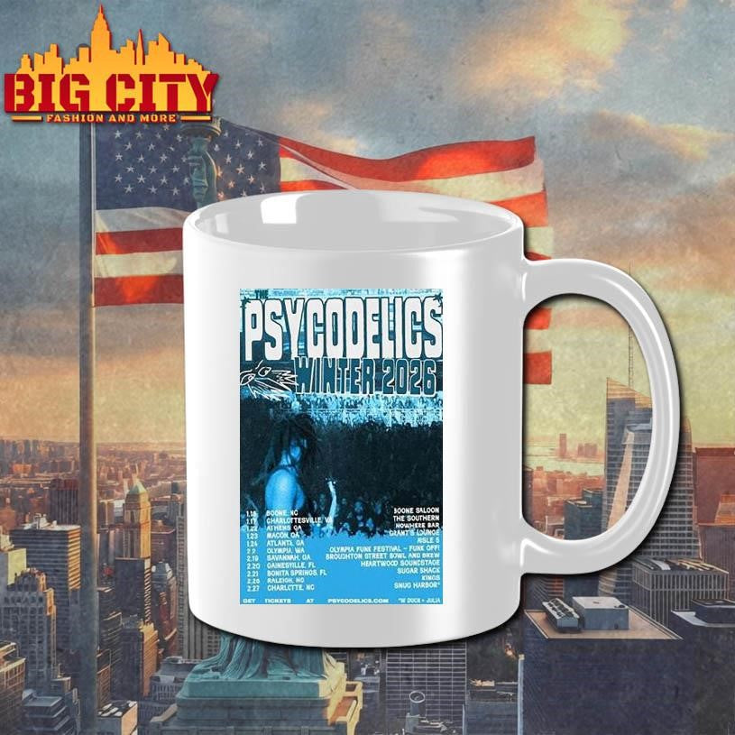 The Psycodelics Winter Tour 2026 Dates Shirt
