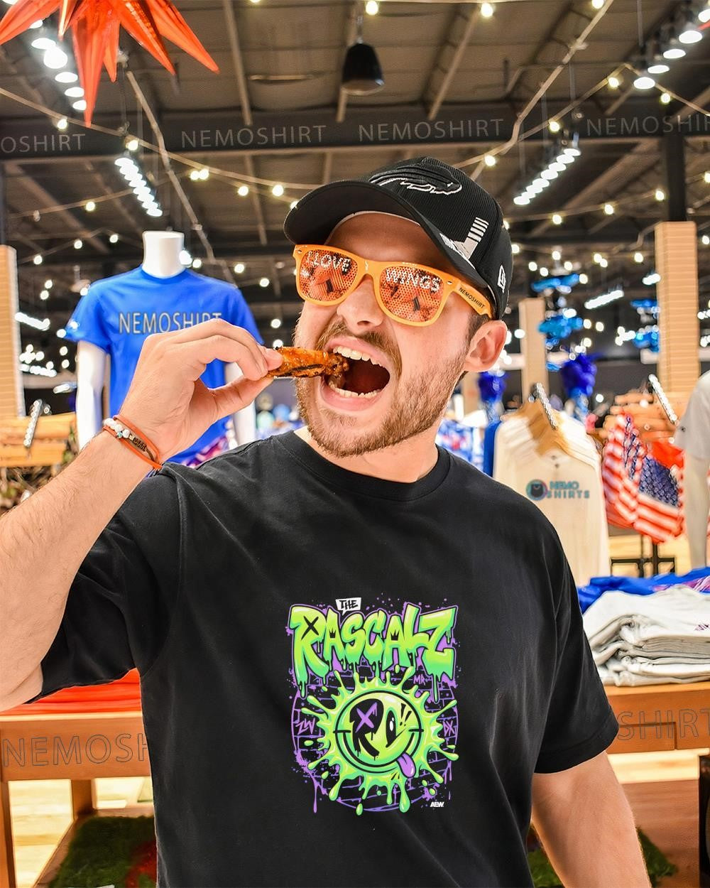 The Rascalz Recess graffiti slime graphic shirt