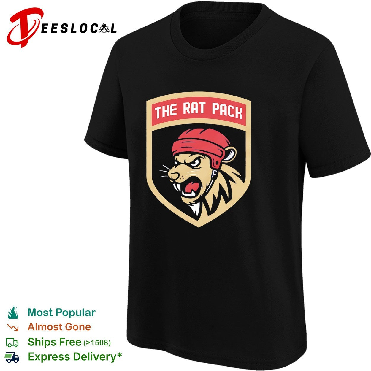 The Rat Pack mascot logo shirt
