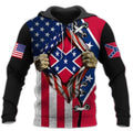 The Rebel Flag 3D Hoodie & T-shirt