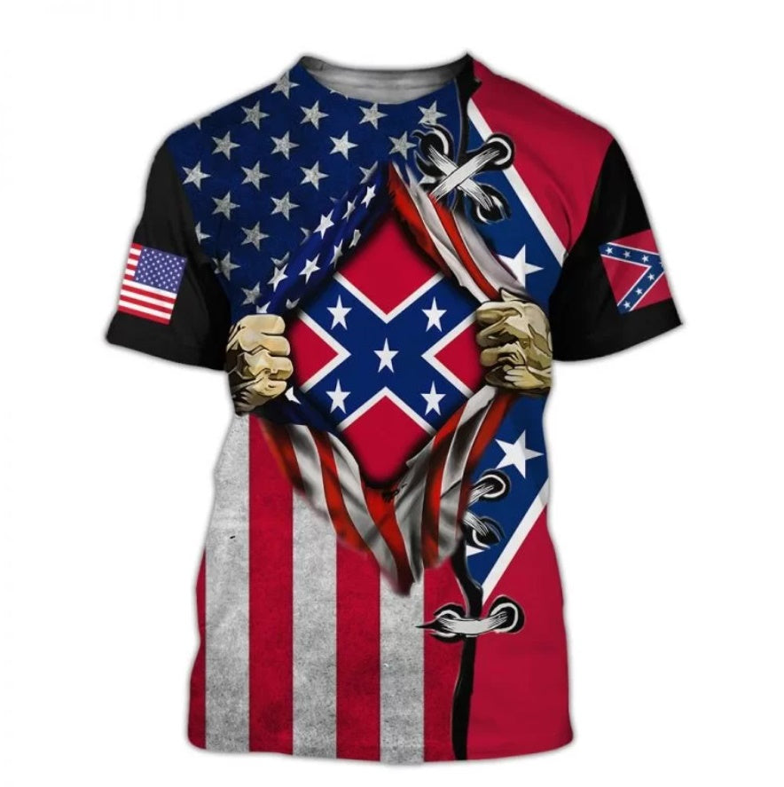 The Rebel Flag 3D Hoodie & T-shirt