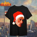 The Rock Santa Hat eyebrow raise face Christmas shirt