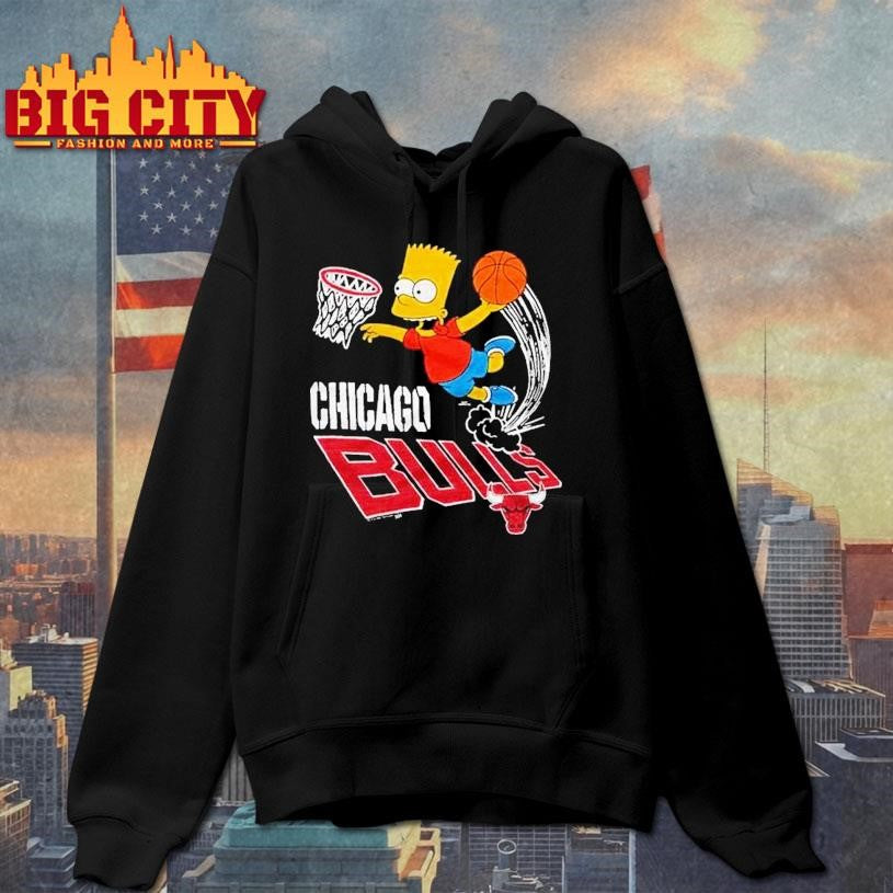 The Simpsons Bart X Chicago Bulls Shirt