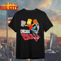 The Simpsons Bart X Chicago Bulls Shirt