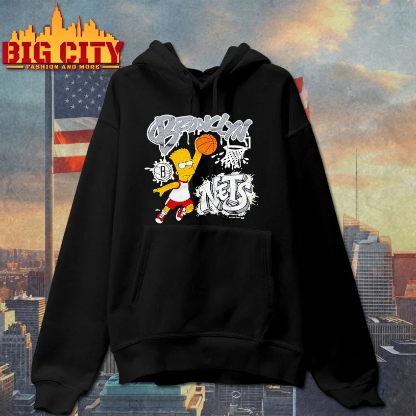 The Simpsons Bart x Brooklyn Nets shirt