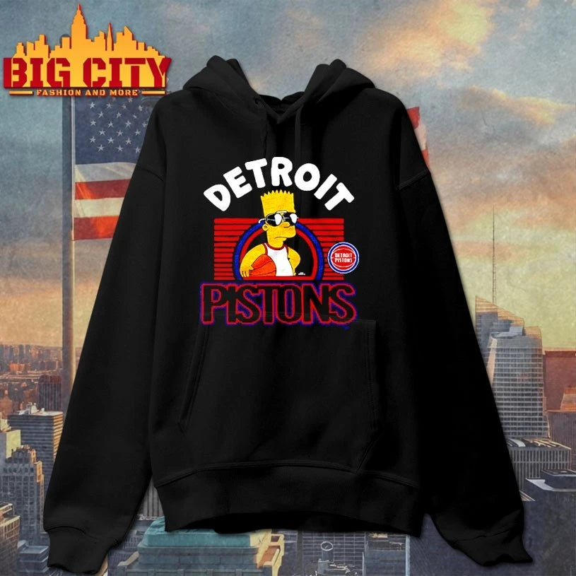 The Simpsons Bart x Detroit Pistons shirt