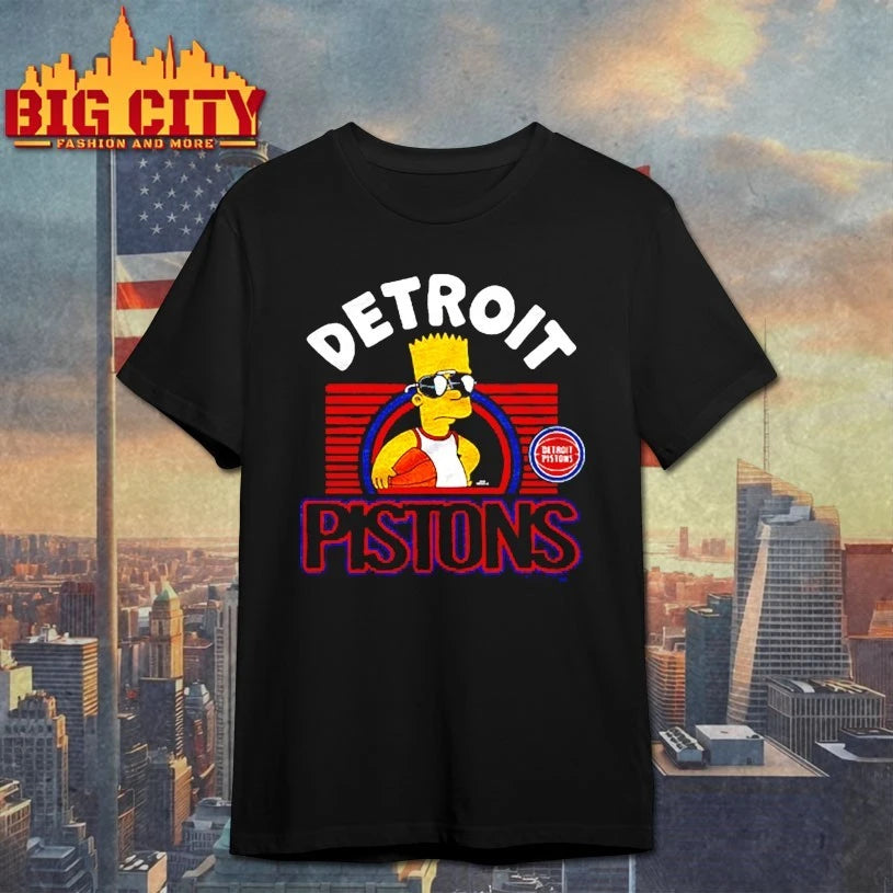 The Simpsons Bart x Detroit Pistons shirt