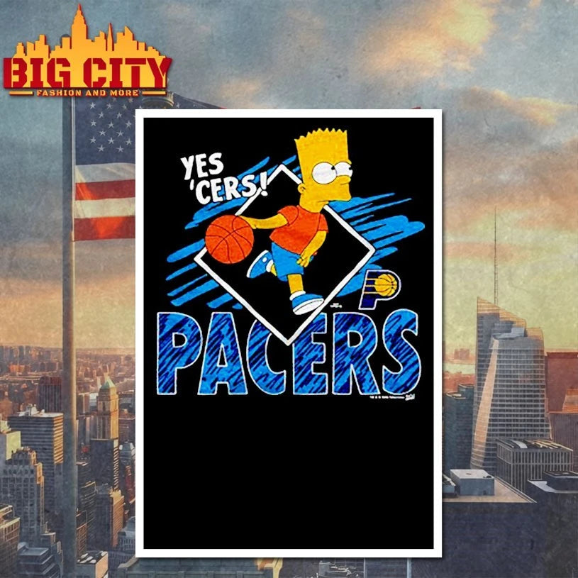 The Simpsons Bart x Indiana Pacers shirt
