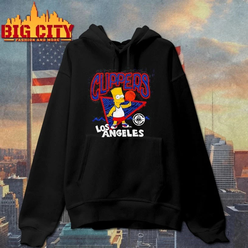 The Simpsons Bart x Los Angeles Clippers shirt