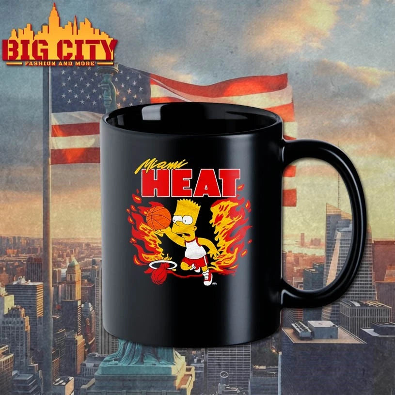 The Simpsons Bart x Miami Heat shirt
