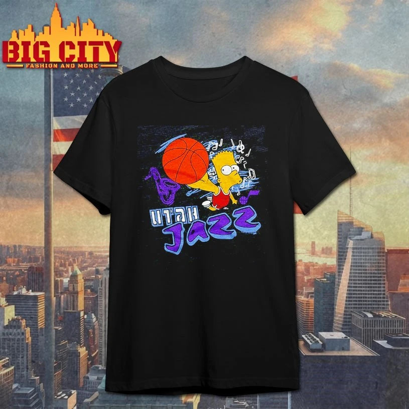The Simpsons Bart x Utah Jazz shirt