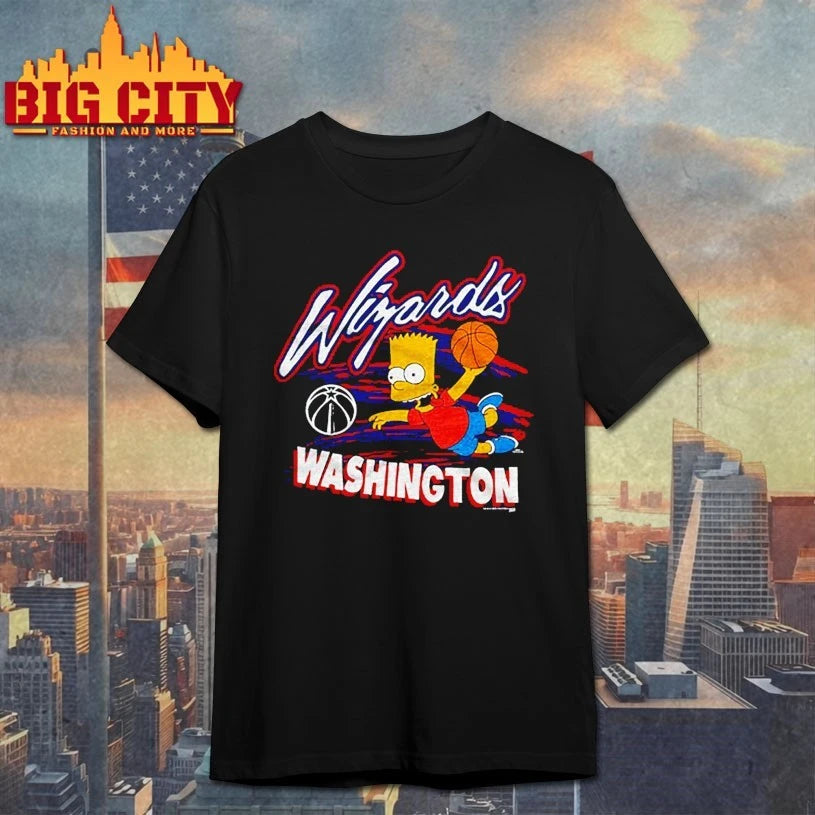The Simpsons Bart x Washington Wizards shirt