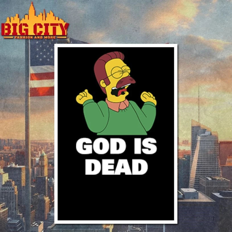 The Simpsons Ned Flanders God Is Dead shirt