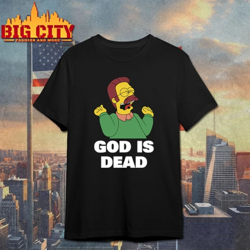 The Simpsons Ned Flanders God Is Dead shirt