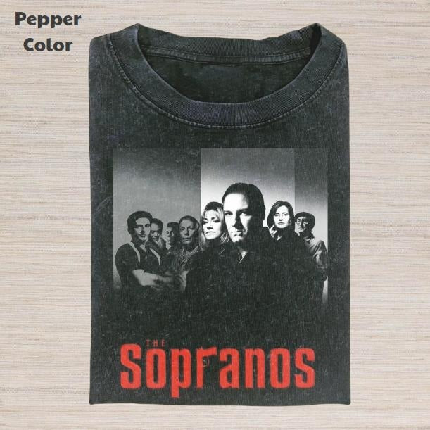 The Sopranos Vintage Graphic Tee, The Sopranos T-Shirt, TV Series Tee, Unisex Meme Cringe Funny Dumb Shirt, Menswear...