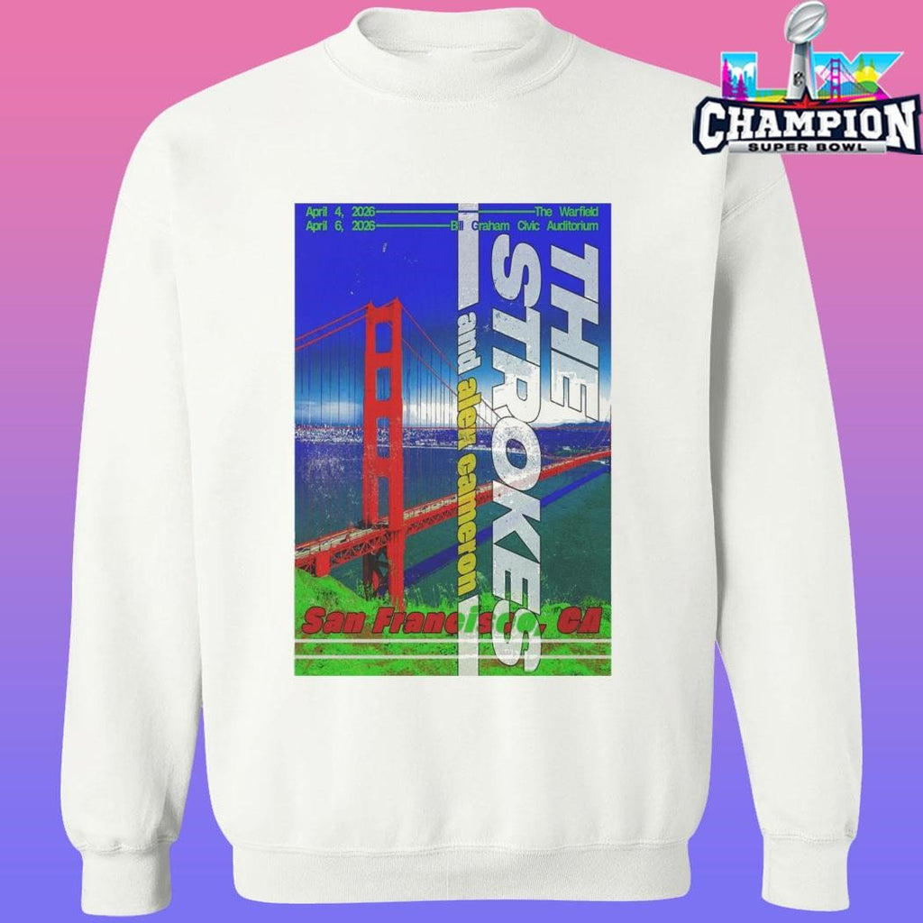 The Strokes San Francisco April 4 6 2026 Shirt