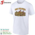 The Strokes cowboy riding buffalo desert shirt