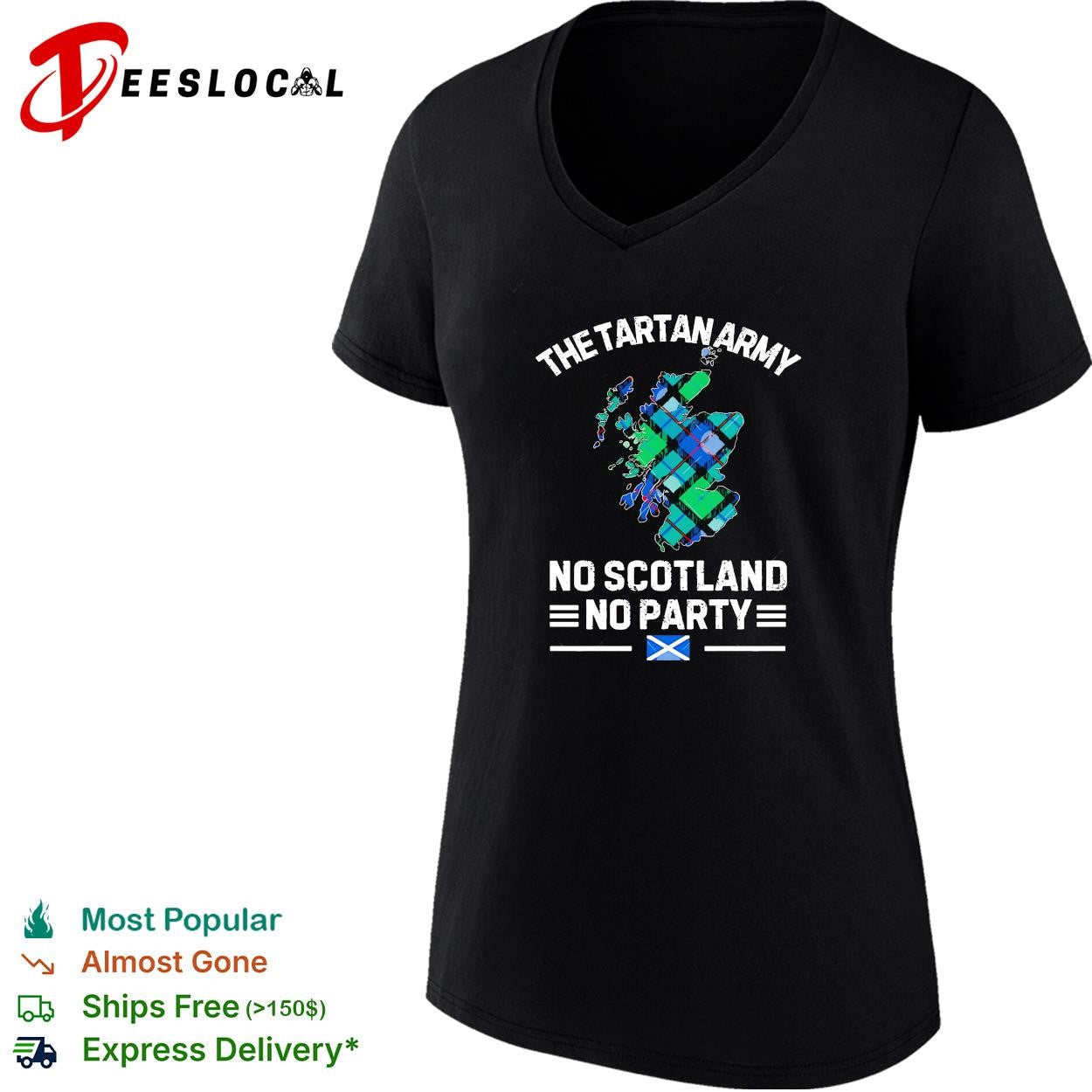 The Tartan Army No Scotland no party Boston 2026 shirt