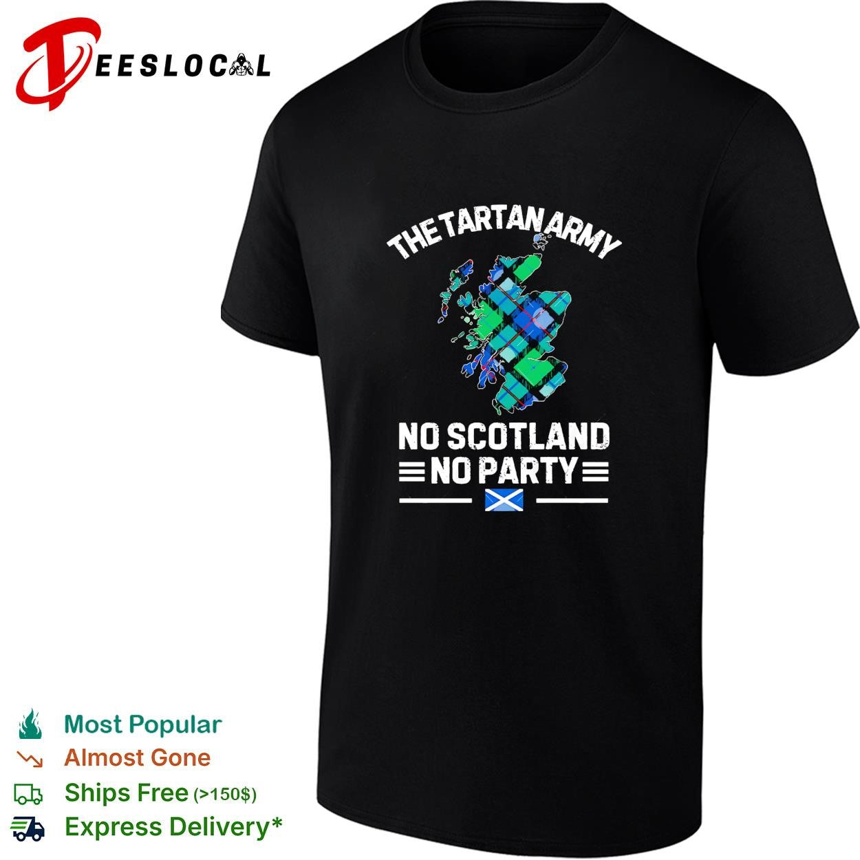 The Tartan Army No Scotland no party Boston 2026 shirt