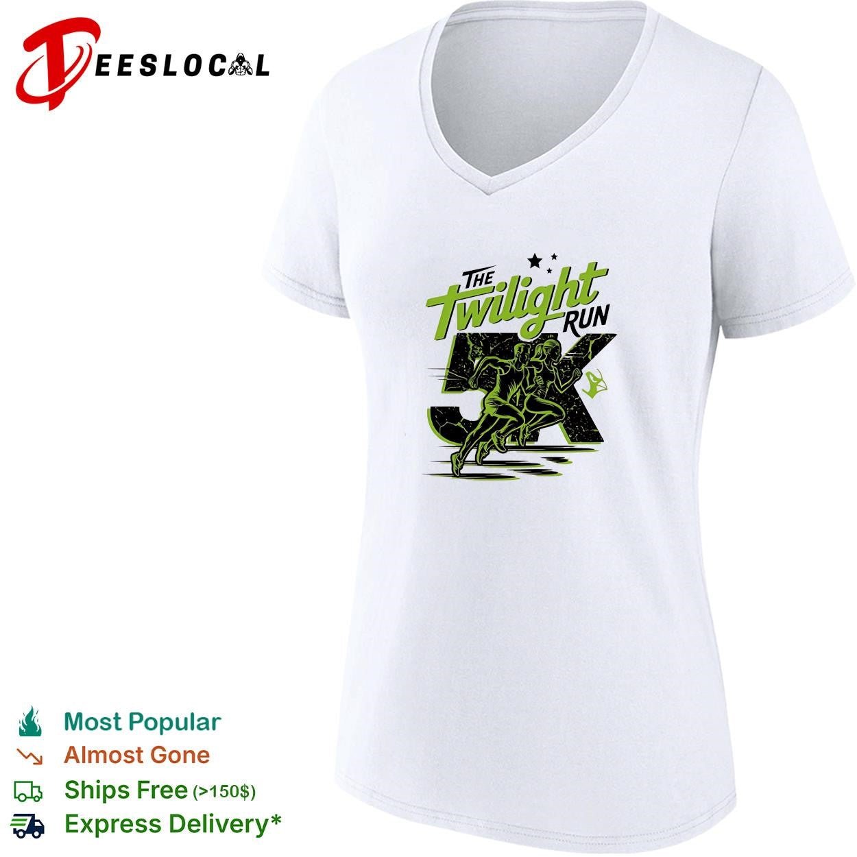 The Twilight Run 5K event logo shirt