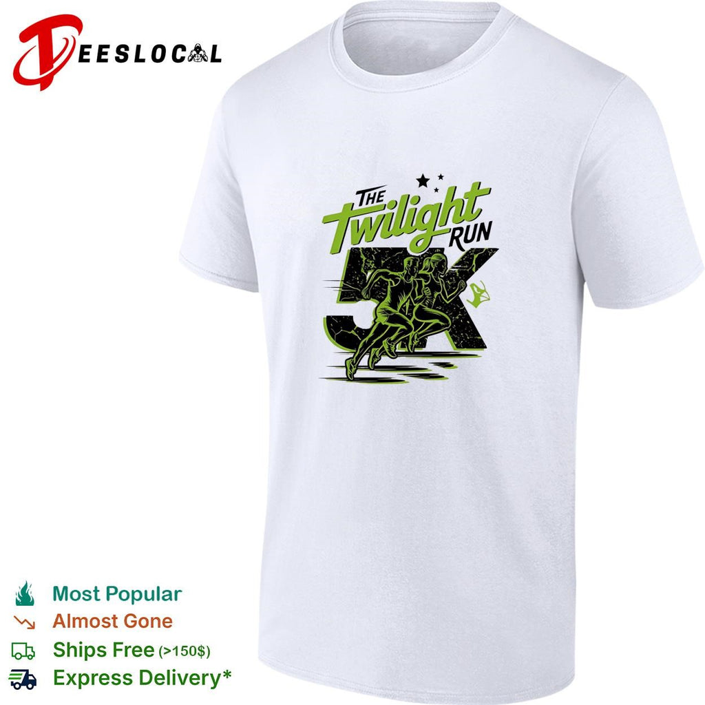 The Twilight Run 5K event logo shirt