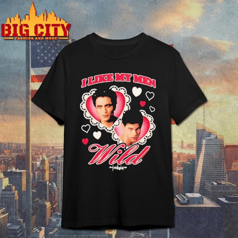 The Twilight Saga Edward And Jacob Hearts Shirt