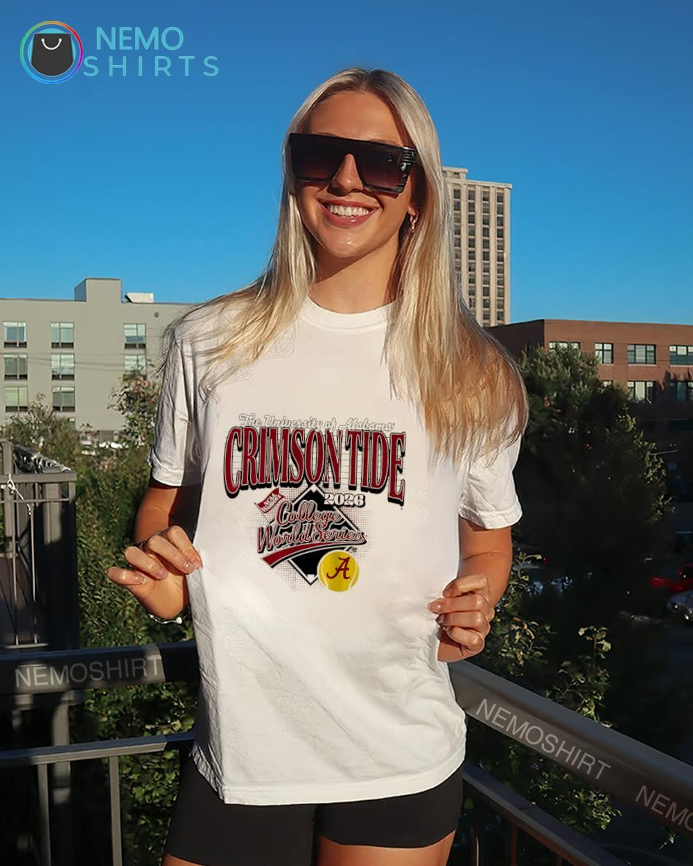The University of Alabama Crimson Tide 2026 women’s college world series shirt