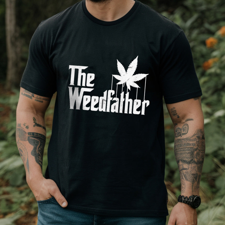 The WeedFather Weed Dad Shirt Hoodie Sweatshirt