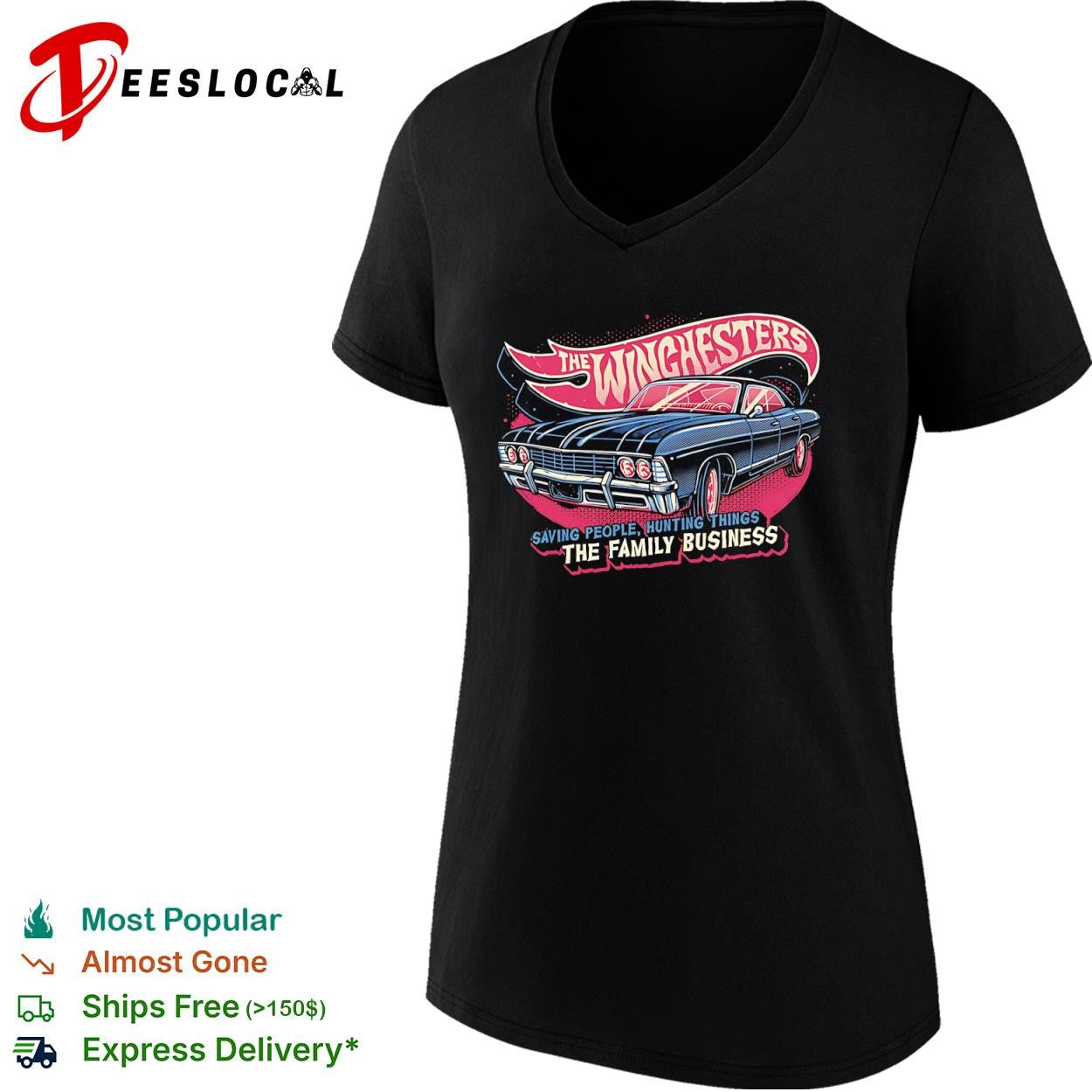The Winchesters’ Impala Saving People Hunting Things The Family Business shirt