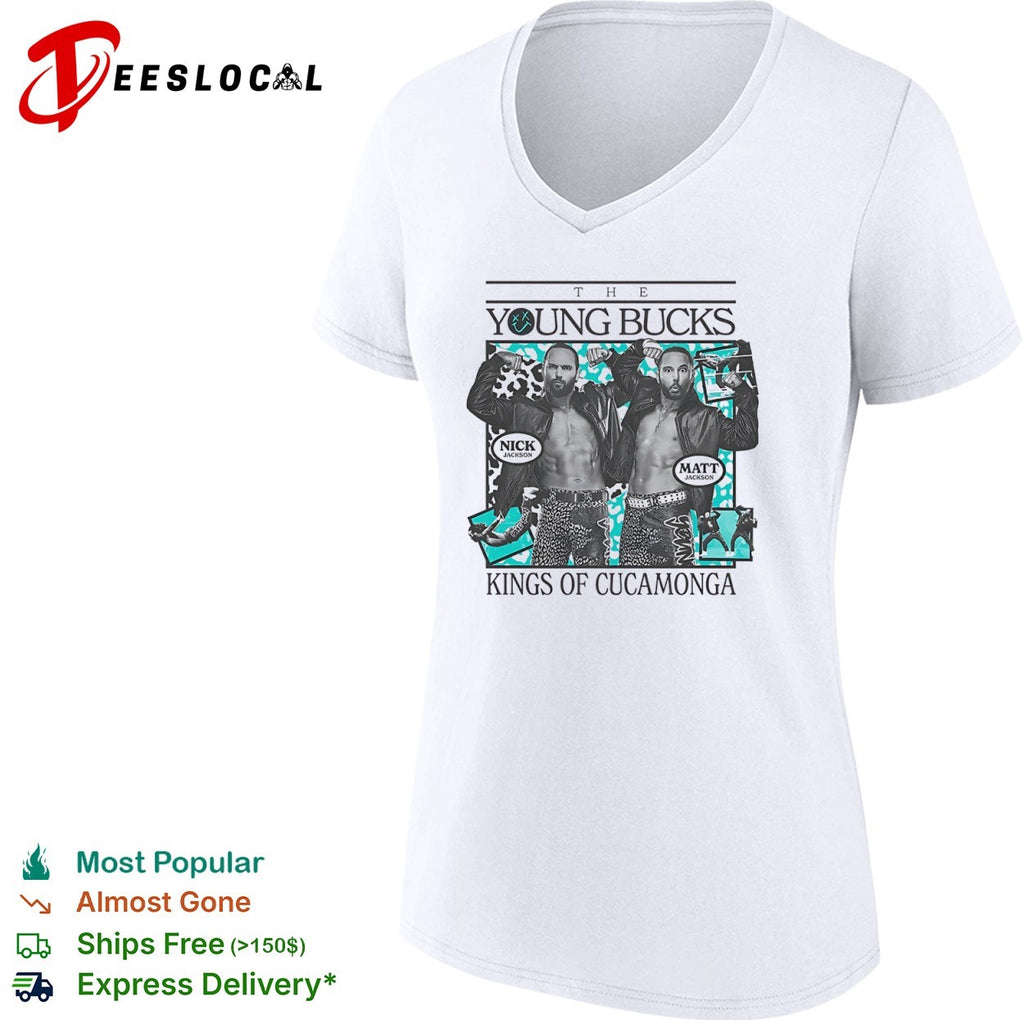 The Young Bucks kings of Cucamonga two men posing shirt