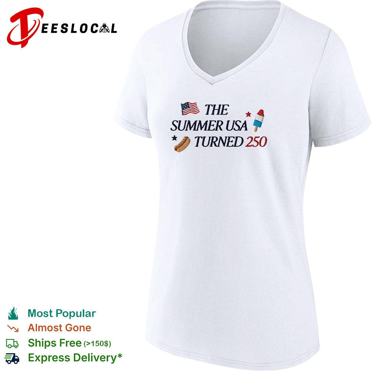 The summer USA turned 250 shirt
