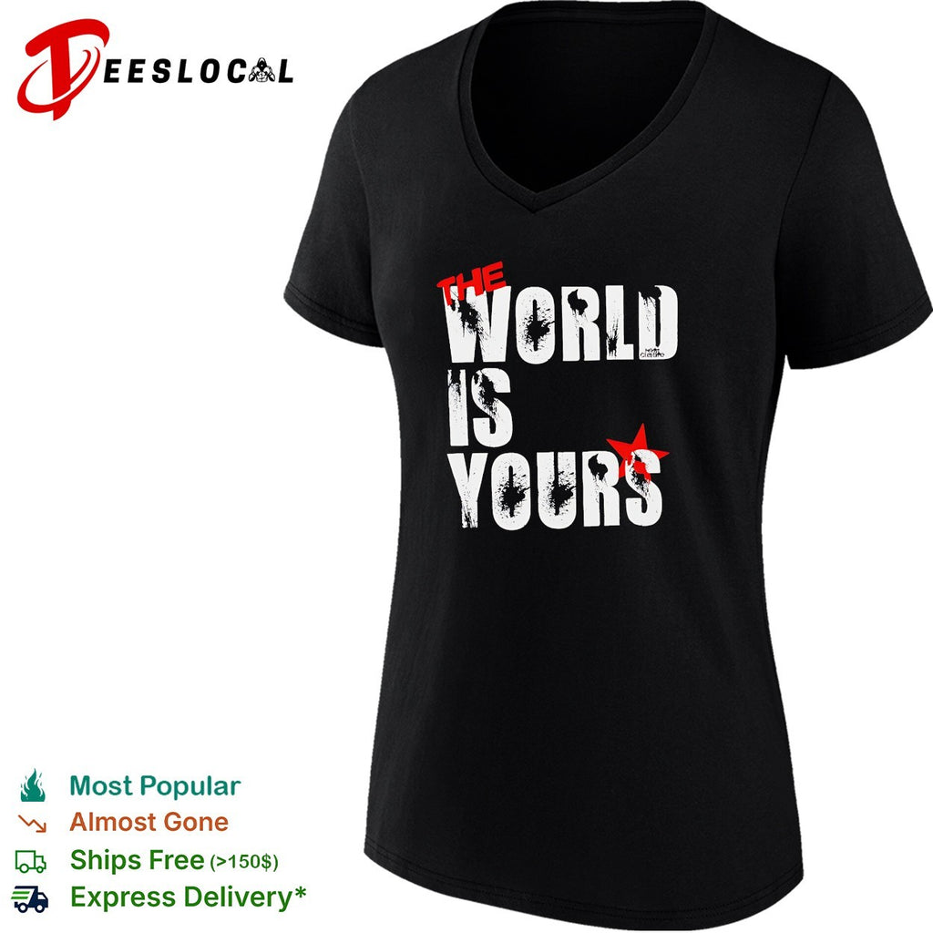The world is your bullethole vintage shirt