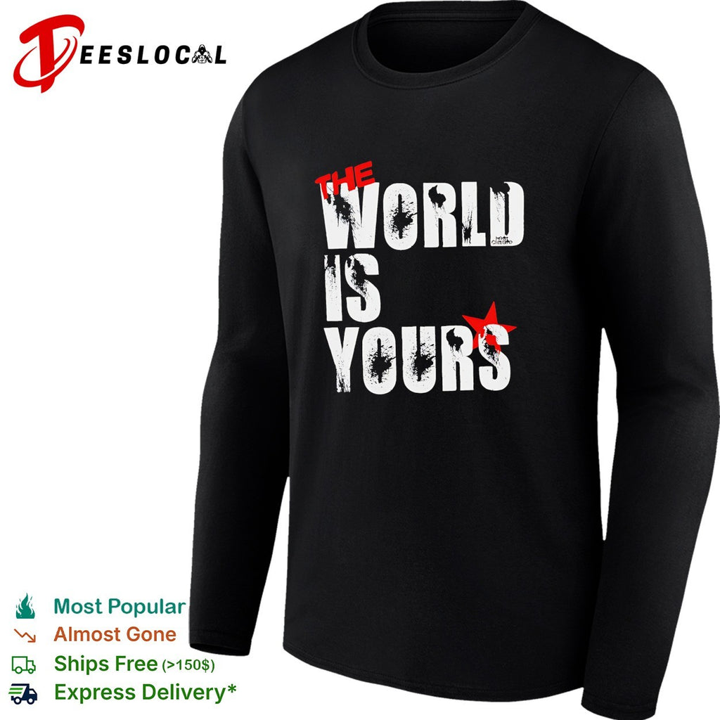 The world is your bullethole vintage shirt