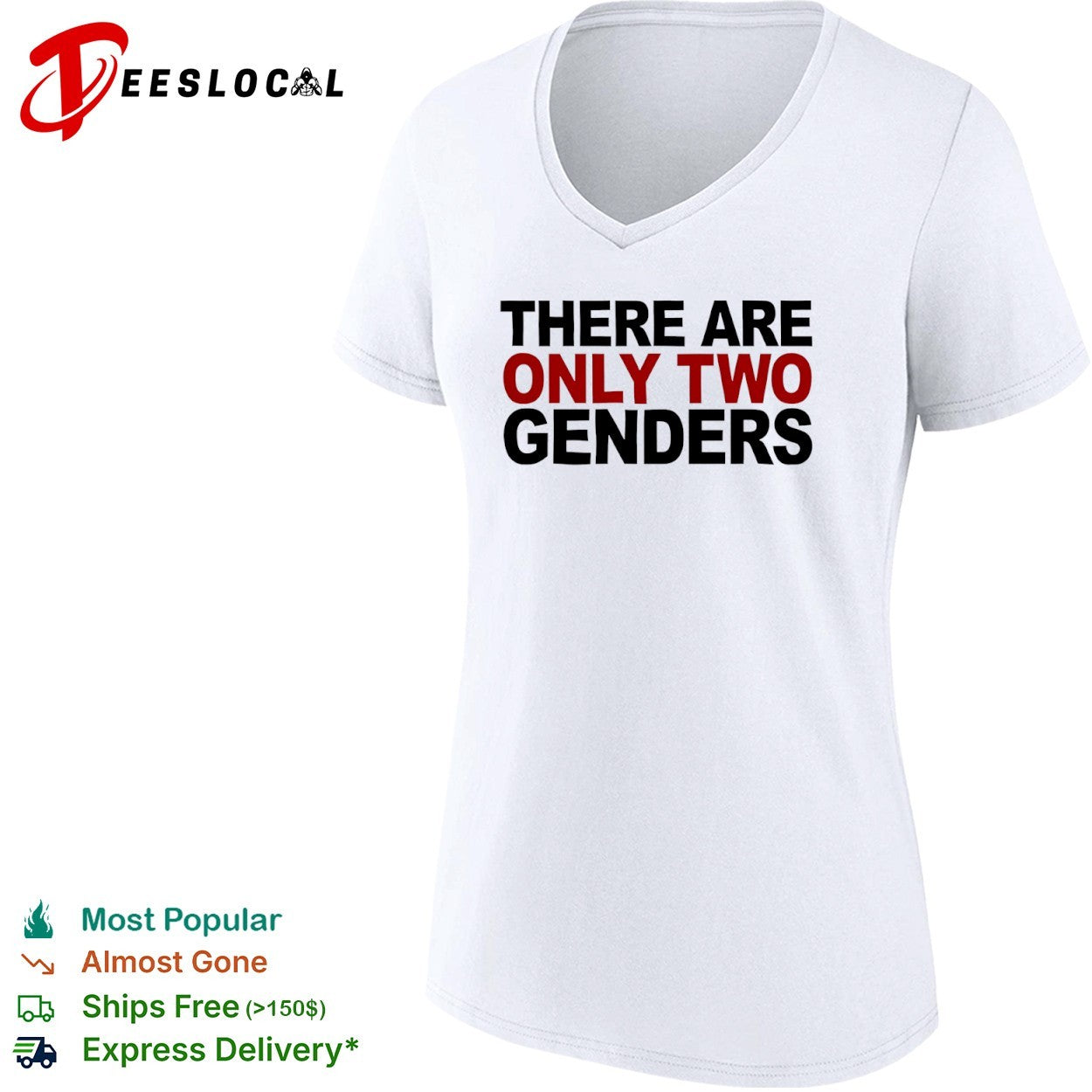 There are only two genders shirt