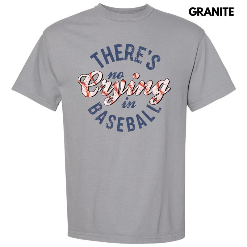There's No Crying Comfort Colors T-Shirt Hoodie, Sweatshirt | CiraTrend.com
