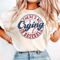 There's No Crying In Baseball Shirt, Baseball Mom T-Shirt, Baseball Mama Tee, Game Day Shirt, Baseball Player Shirt,...