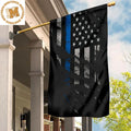 Thin Blue Line American Flag Gift Ideas For Police Officers Gadsden Flag Home Decor Items 2 Sides Garden House Flag